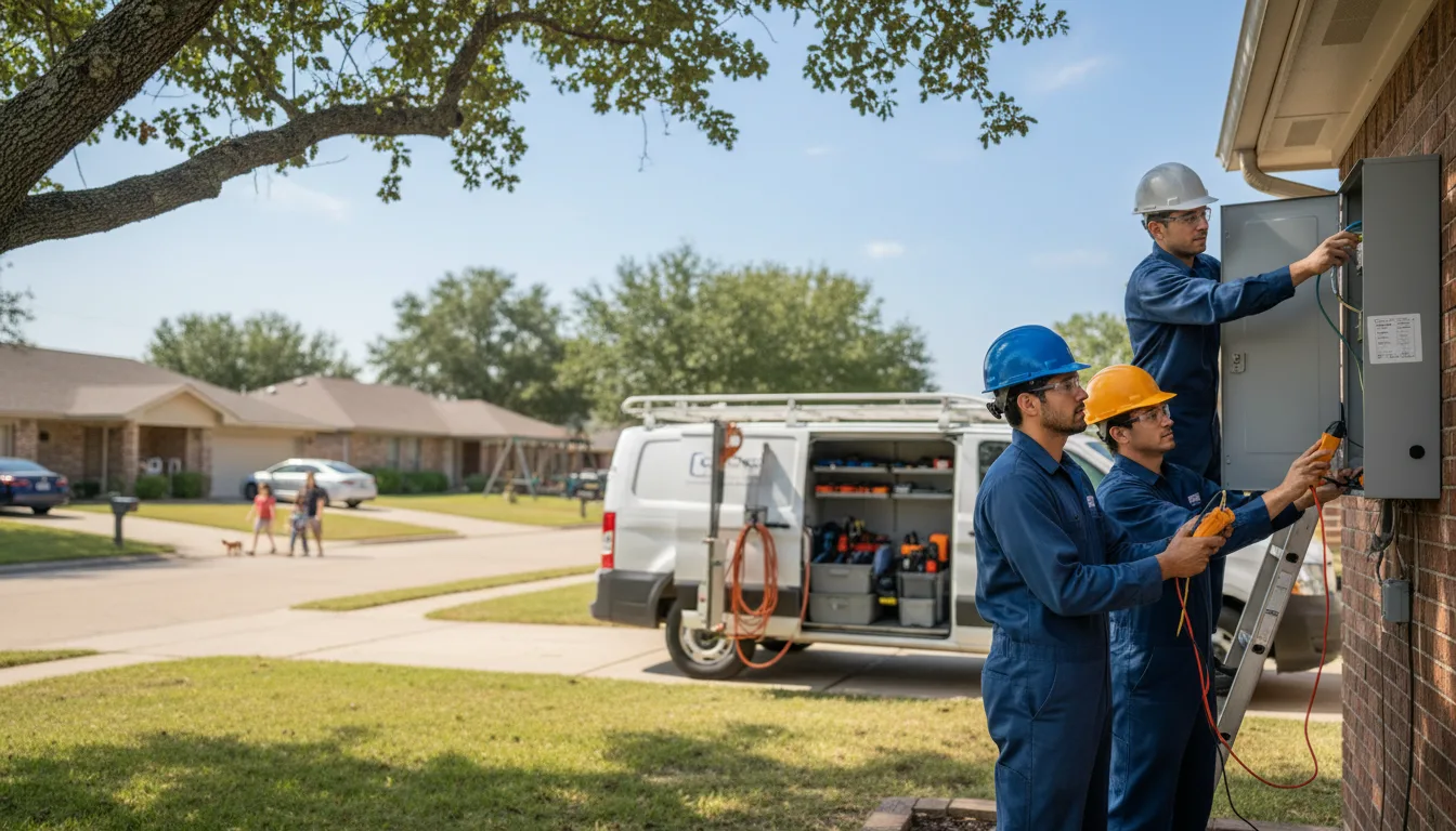 Certified electrician providing emergency electrical services in Minong, WI